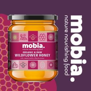 Mobia Organic & Raw Wildflower Honey 310g